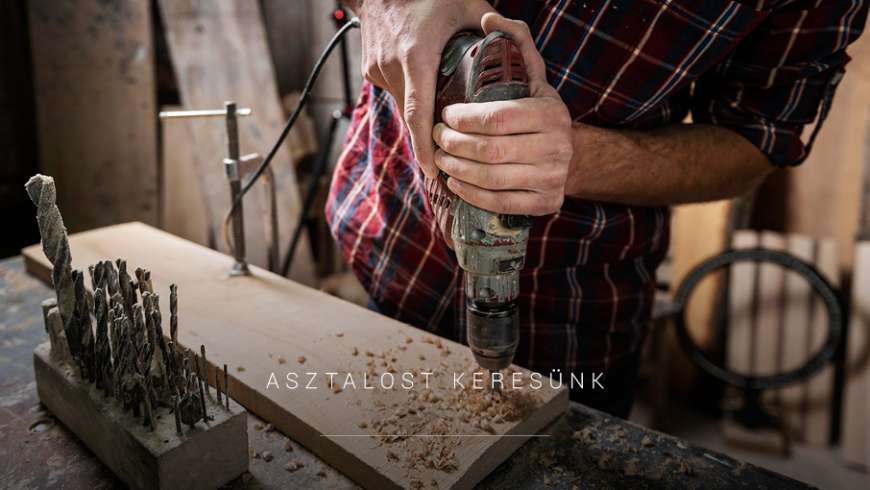 Asztalos munkatársat keresünk