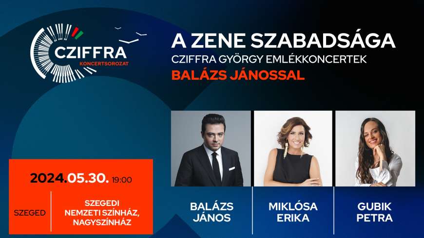 A zene szabadsága – Cziffra György emlékkoncert Balázs Jánossal