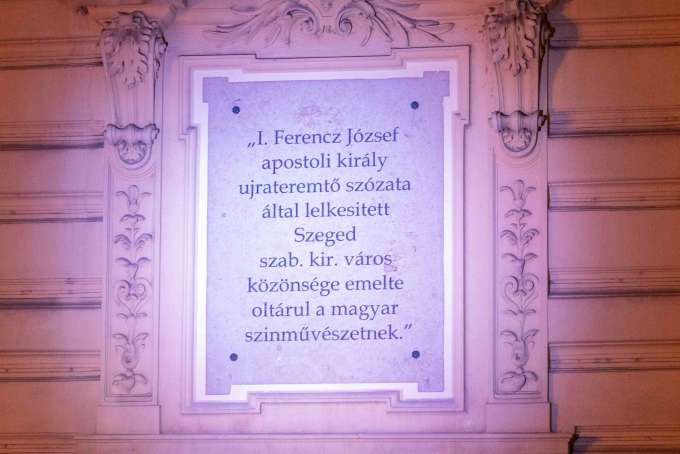 140 éves a Szegedi Nemzeti Színház / fotó: Zsiros Aliz